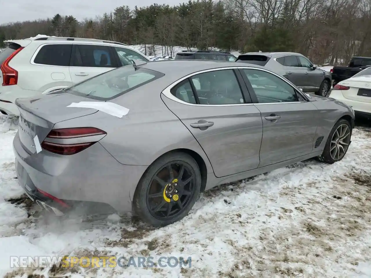 3 Photograph of a damaged car KMTG34TA4PU129221 GENESIS G70 BASE 2023