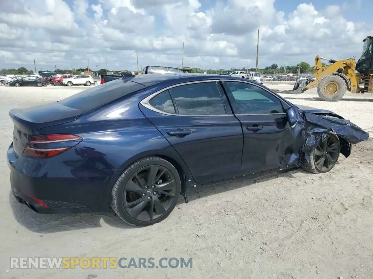 3 Photograph of a damaged car KMTG34TA5PU110175 GENESIS G70 BASE 2023