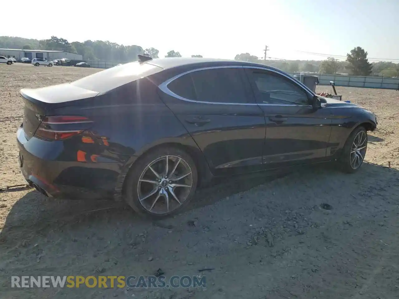 3 Photograph of a damaged car KMTG34TA6PU132475 GENESIS G70 BASE 2023