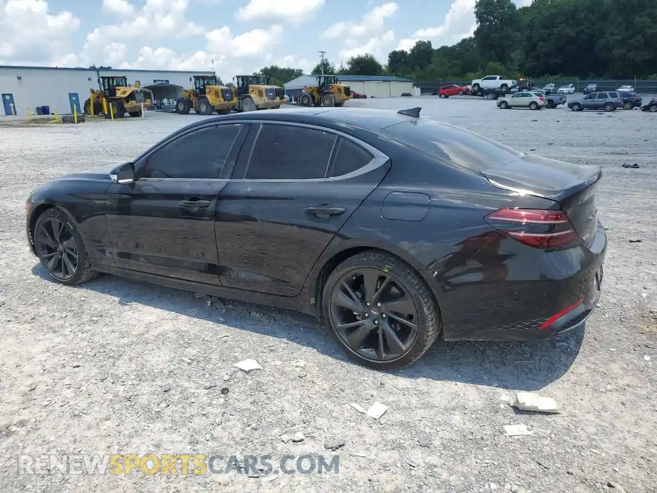 2 Photograph of a damaged car KMTG34TA6PU134792 GENESIS G70 BASE 2023