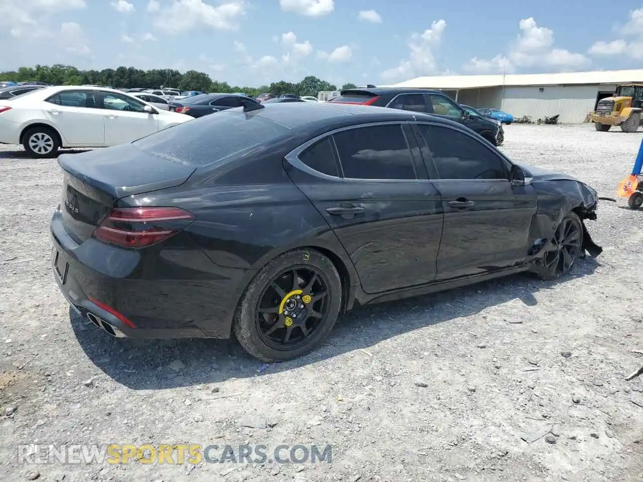 3 Photograph of a damaged car KMTG34TA6PU134792 GENESIS G70 BASE 2023