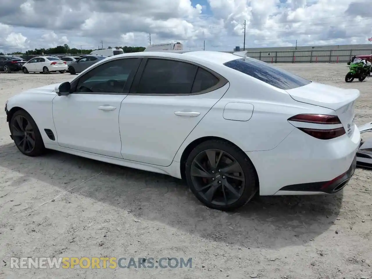 2 Photograph of a damaged car KMTG54TE5PU121626 GENESIS G70 BASE 2023