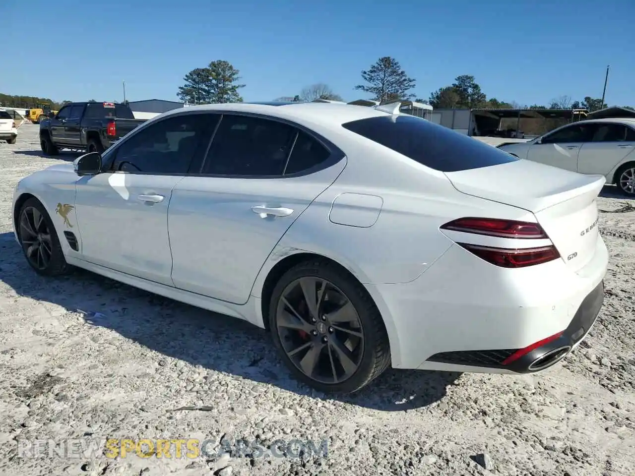 2 Photograph of a damaged car KMTG54TEXPU125509 GENESIS G70 BASE 2023