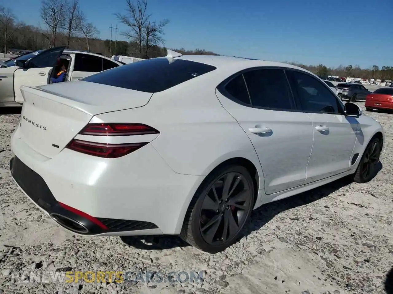 3 Photograph of a damaged car KMTG54TEXPU125509 GENESIS G70 BASE 2023