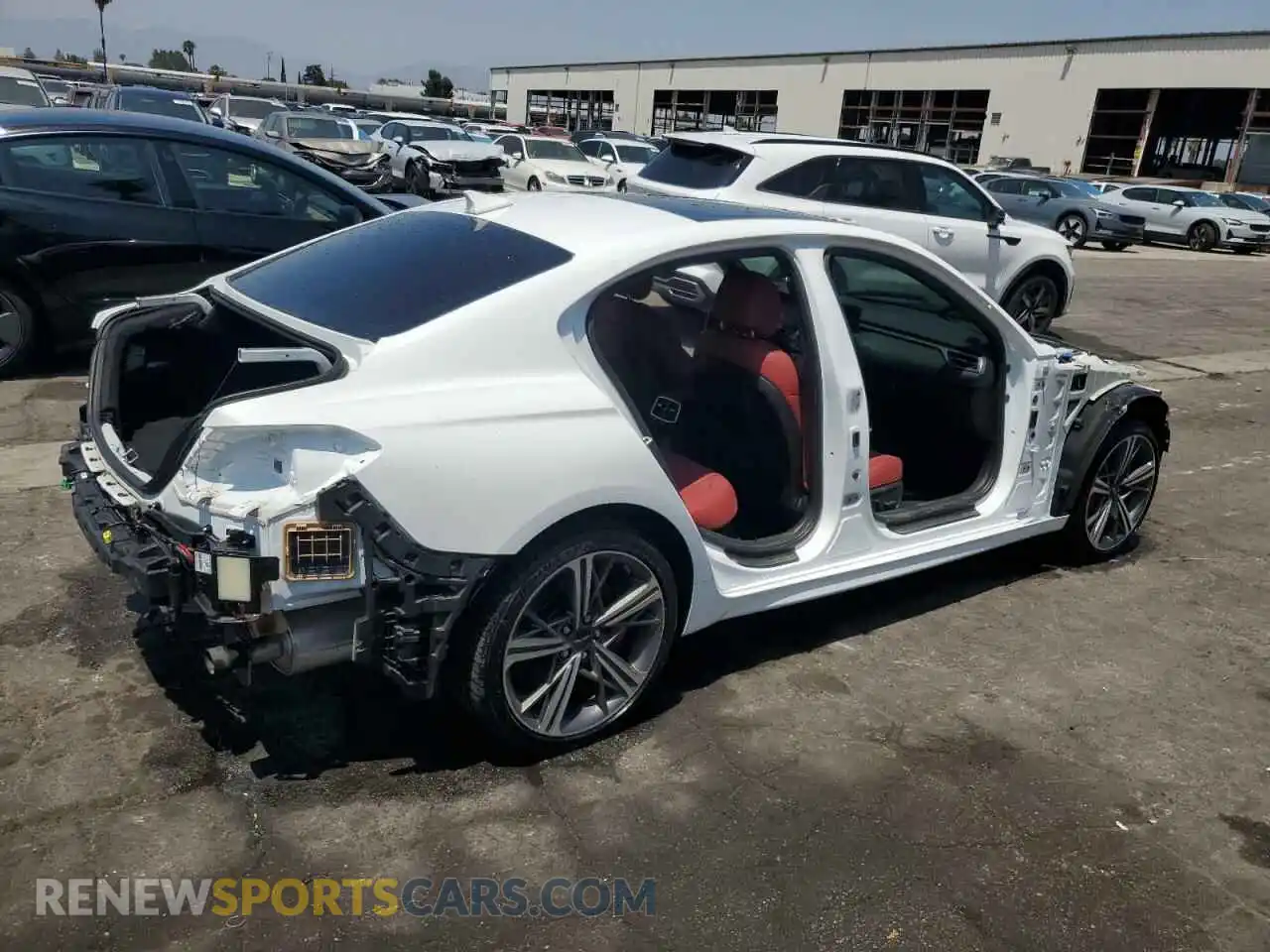 3 Photograph of a damaged car KMTG34SC4RU137700 GENESIS G70 BASE 2024