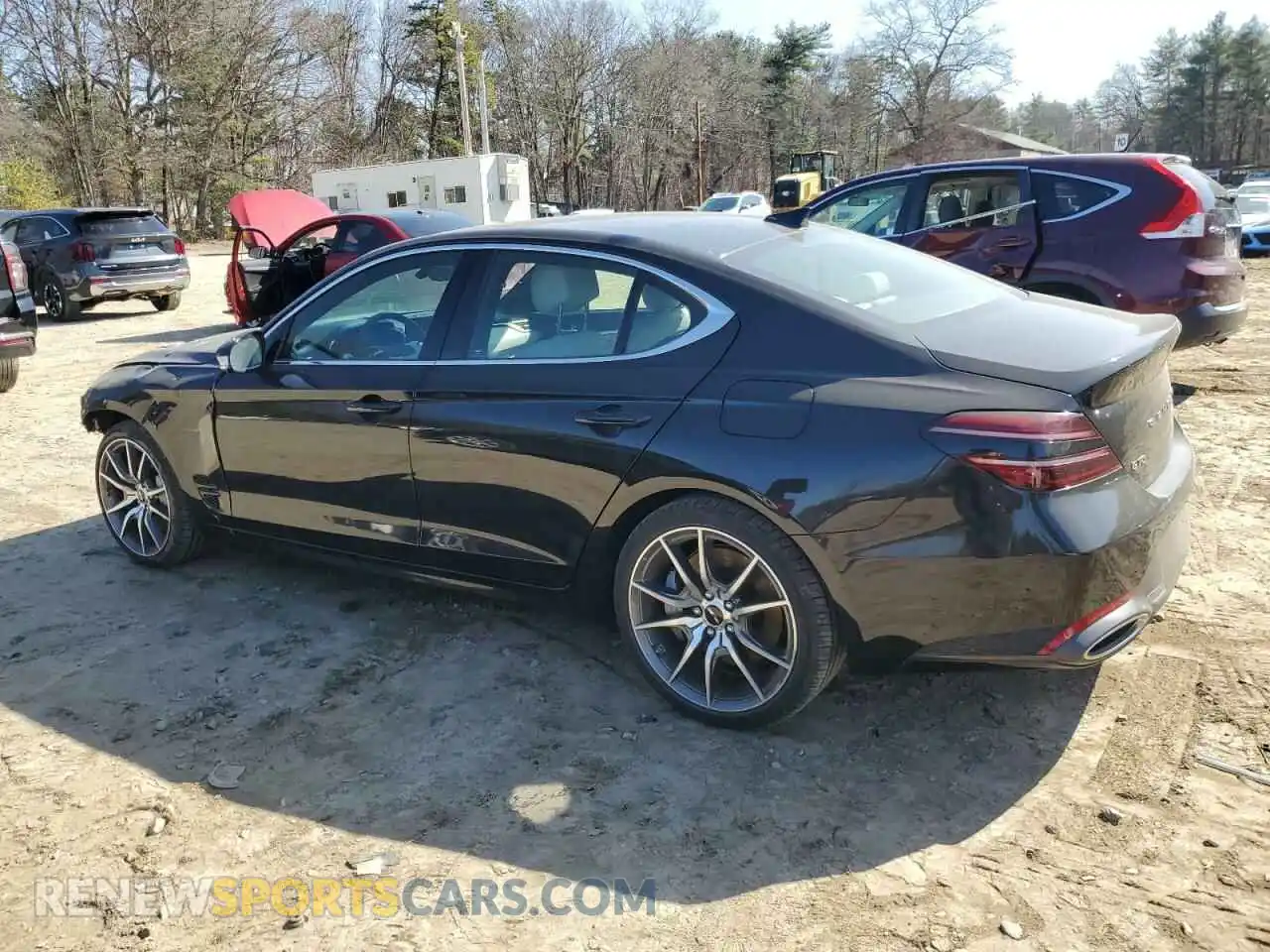 2 Photograph of a damaged car KMTG34SC5RU143084 GENESIS G70 BASE 2024
