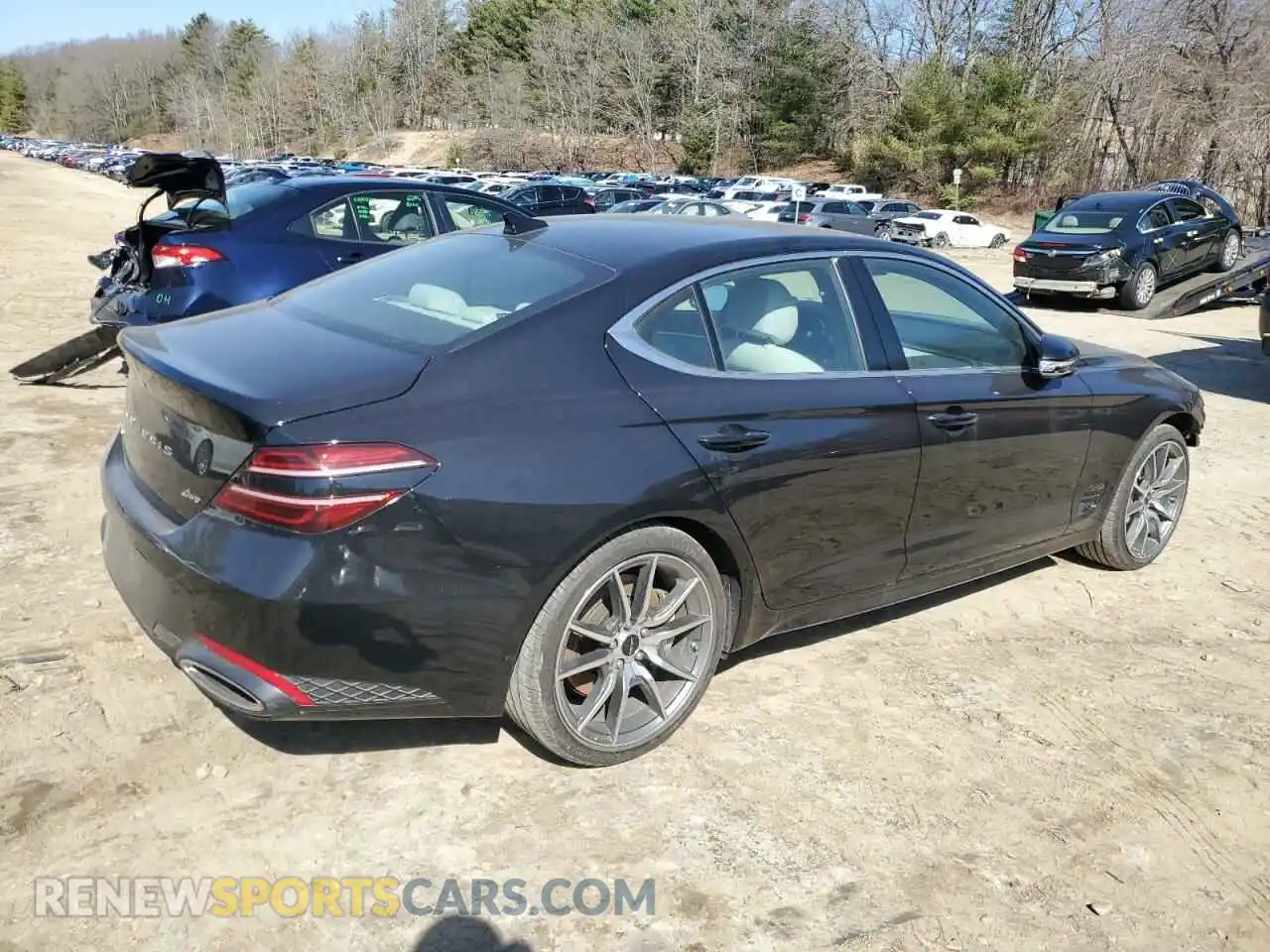 3 Photograph of a damaged car KMTG34SC5RU143084 GENESIS G70 BASE 2024