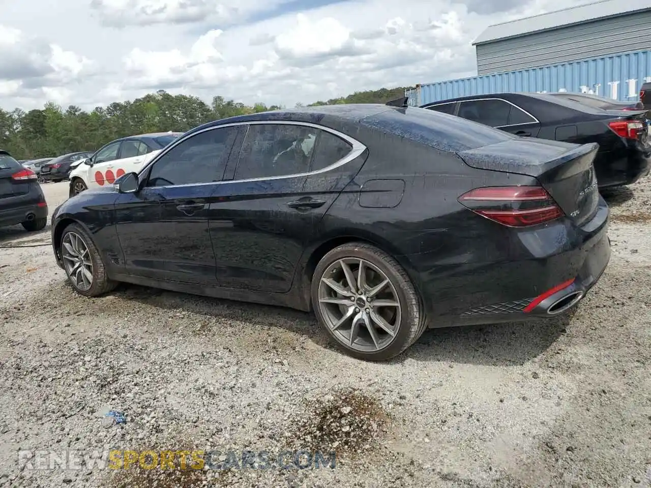 2 Photograph of a damaged car KMTG34SCXRU139029 GENESIS G70 BASE 2024