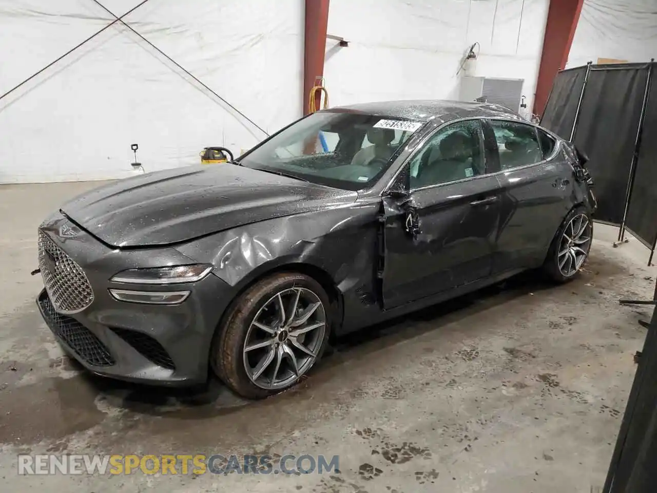 1 Photograph of a damaged car KMTG34SC0SU149042 GENESIS G70 BASE 2025