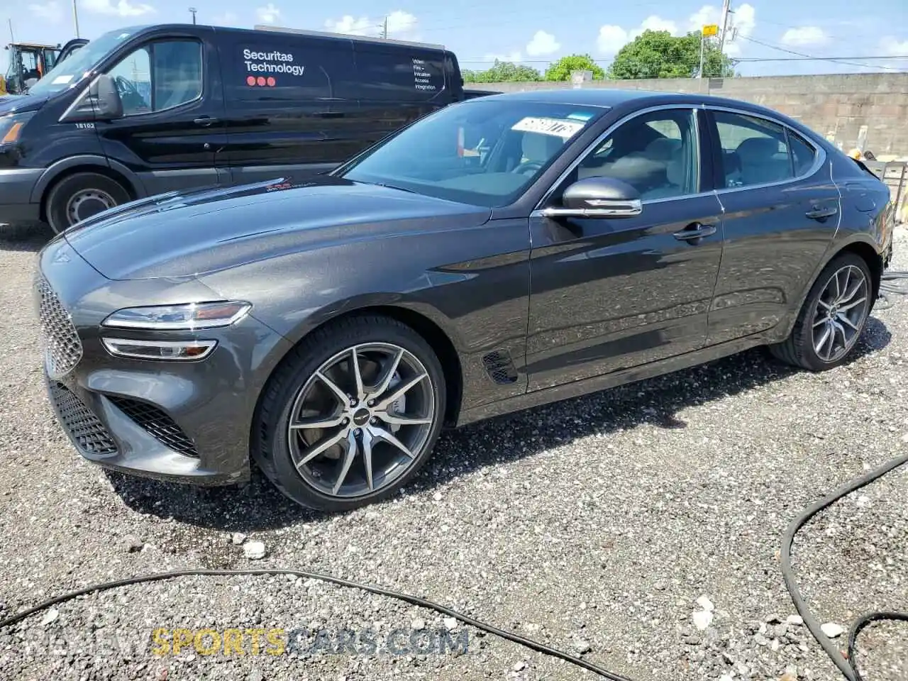 1 Photograph of a damaged car KMTG34SC0SU152877 GENESIS G70 BASE 2025