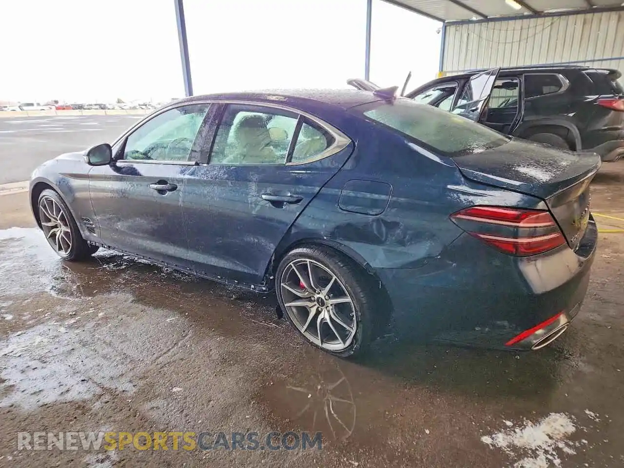 2 Photograph of a damaged car KMTG34SC0SU155536 GENESIS G70 BASE 2025