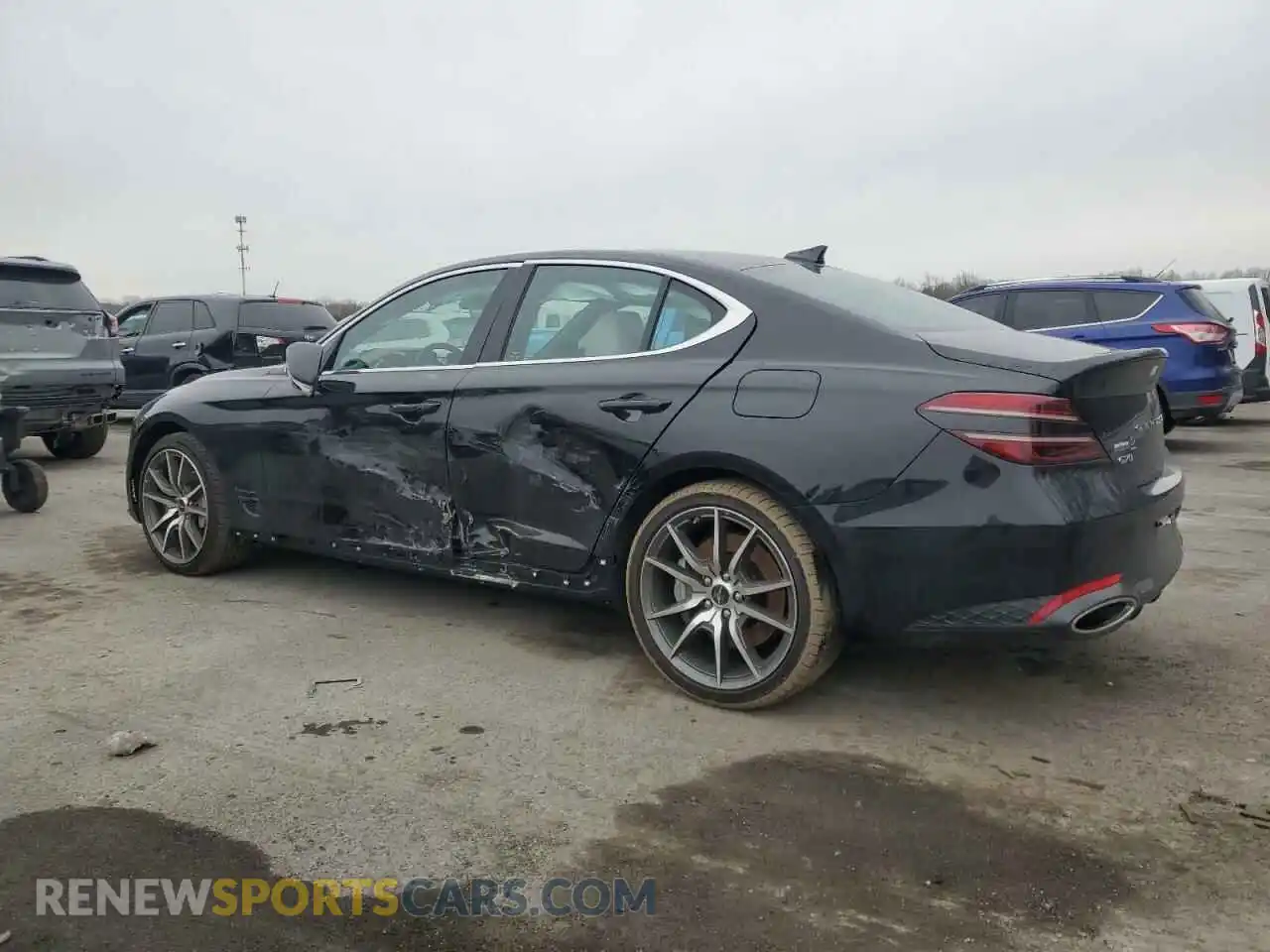2 Photograph of a damaged car KMTG34SC2SU147650 GENESIS G70 BASE 2025