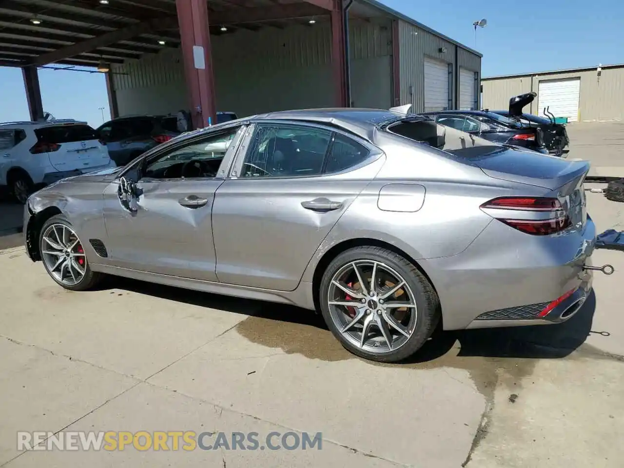 2 Photograph of a damaged car KMTG34SC2SU155375 GENESIS G70 BASE 2025