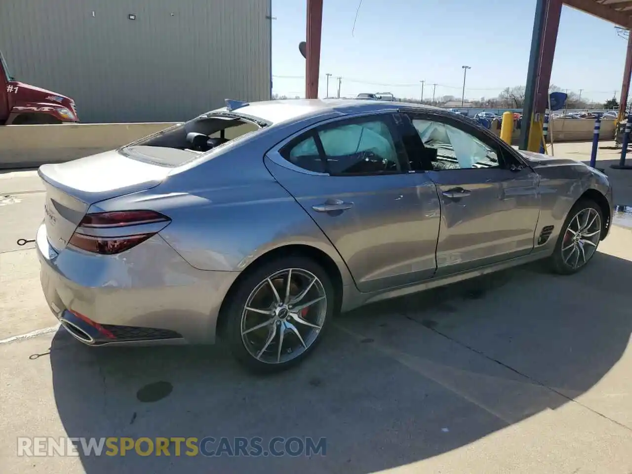 3 Photograph of a damaged car KMTG34SC2SU155375 GENESIS G70 BASE 2025