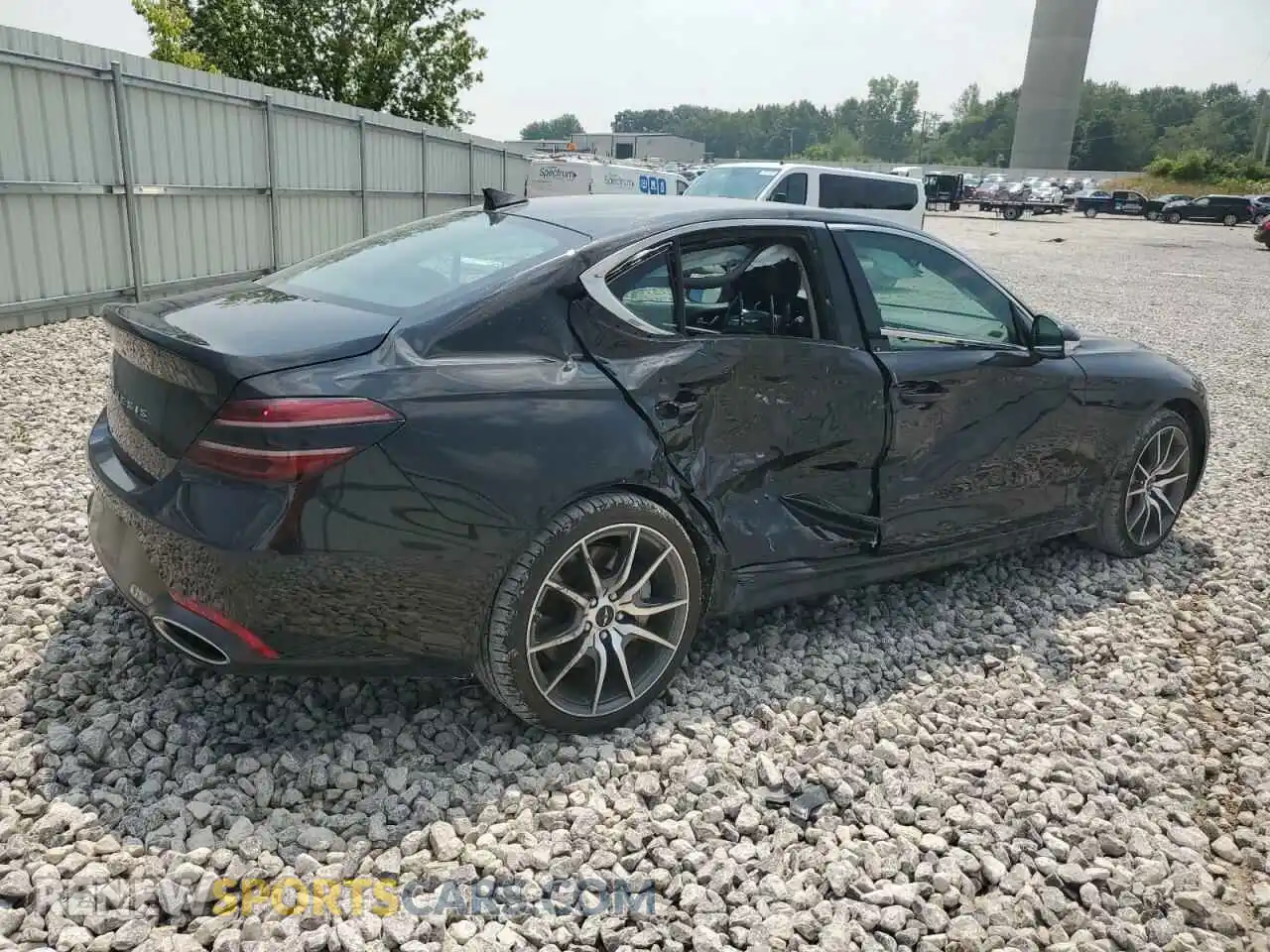 3 Фотография поврежденного автомобиля KMTG34SC3SU150511 GENESIS G70 BASE 2025