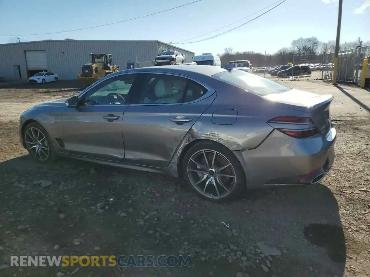 2 Photograph of a damaged car KMTG34SC3SU151822 GENESIS G70 BASE 2025