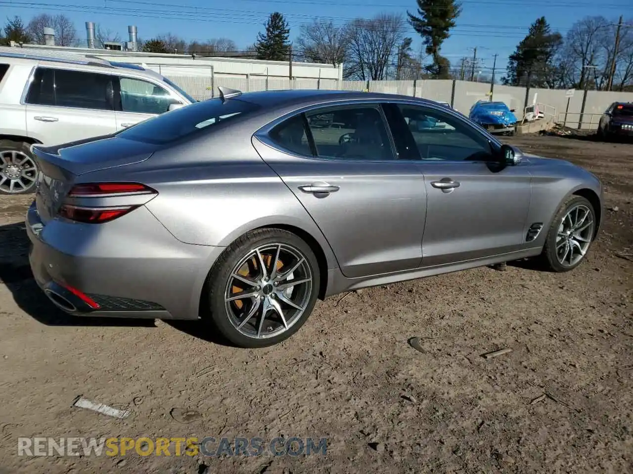 3 Photograph of a damaged car KMTG34SC3SU151822 GENESIS G70 BASE 2025
