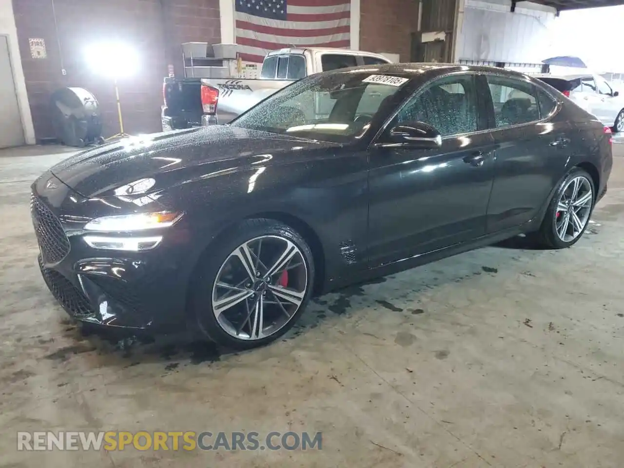1 Photograph of a damaged car KMTG34SC4SU148623 GENESIS G70 BASE 2025