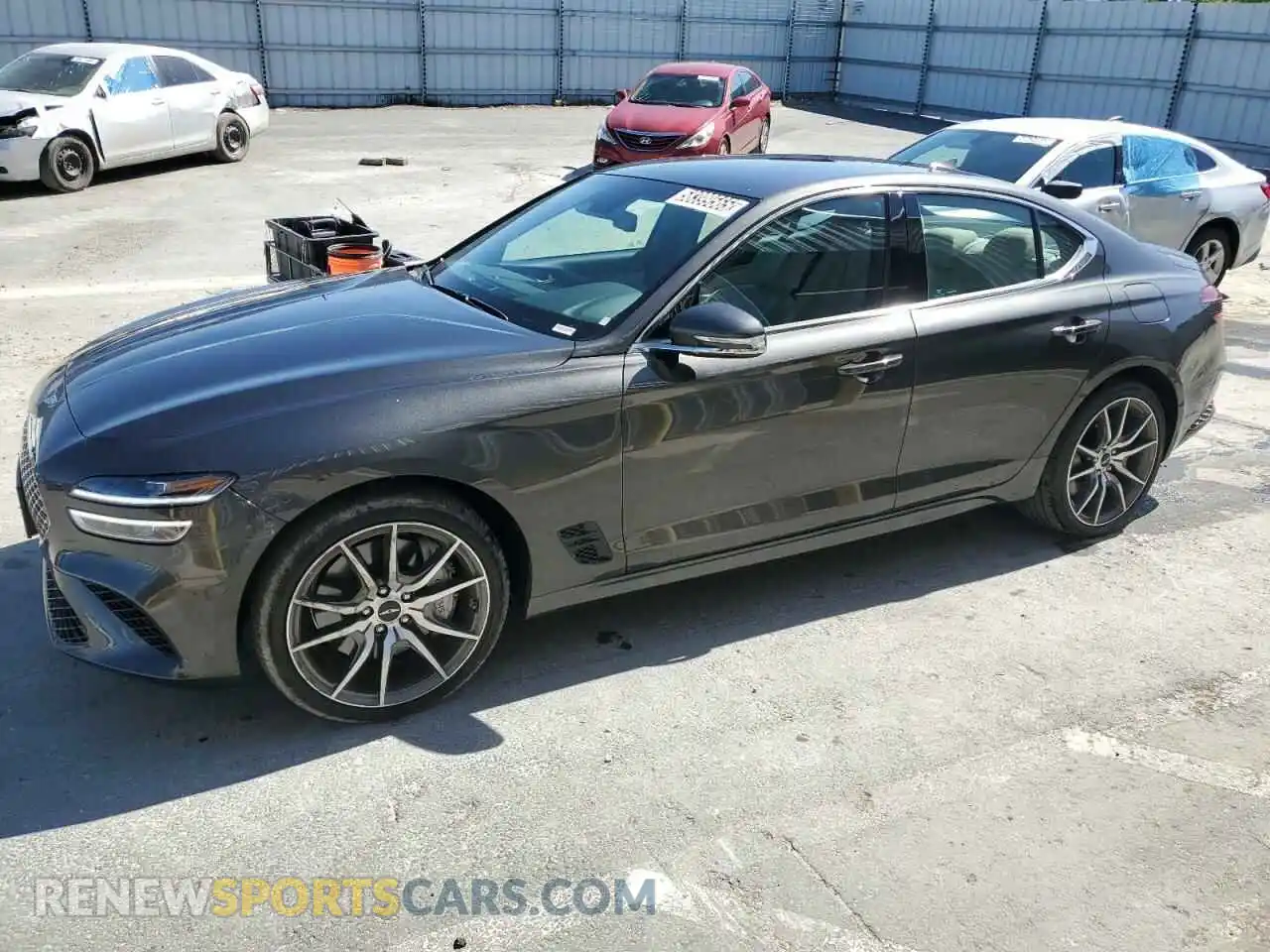 1 Photograph of a damaged car KMTG34SC4SU154731 GENESIS G70 BASE 2025