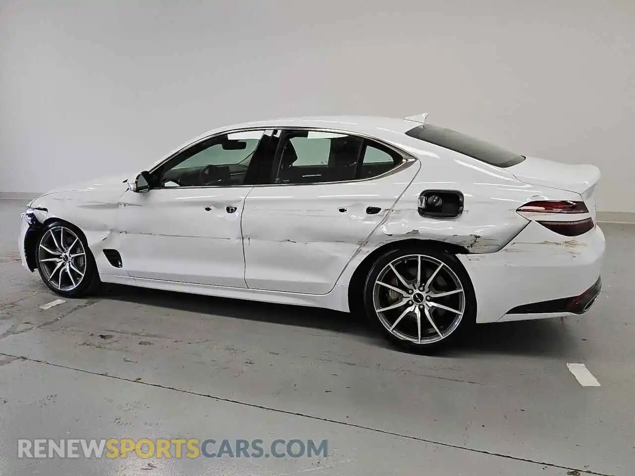 2 Photograph of a damaged car KMTG34SC7SU153587 GENESIS G70 BASE 2025