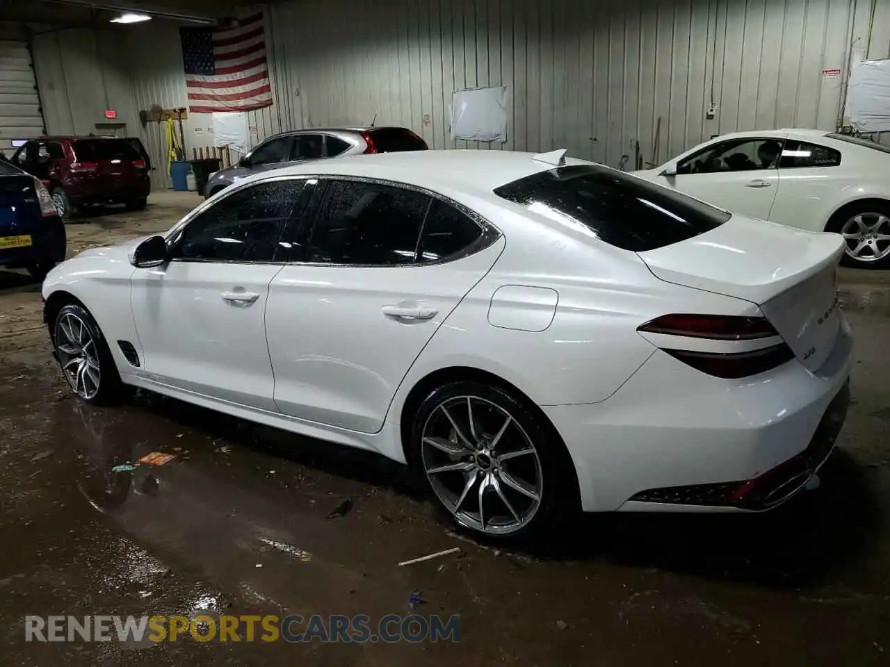 2 Photograph of a damaged car KMTG34SC7SU153816 GENESIS G70 BASE 2025