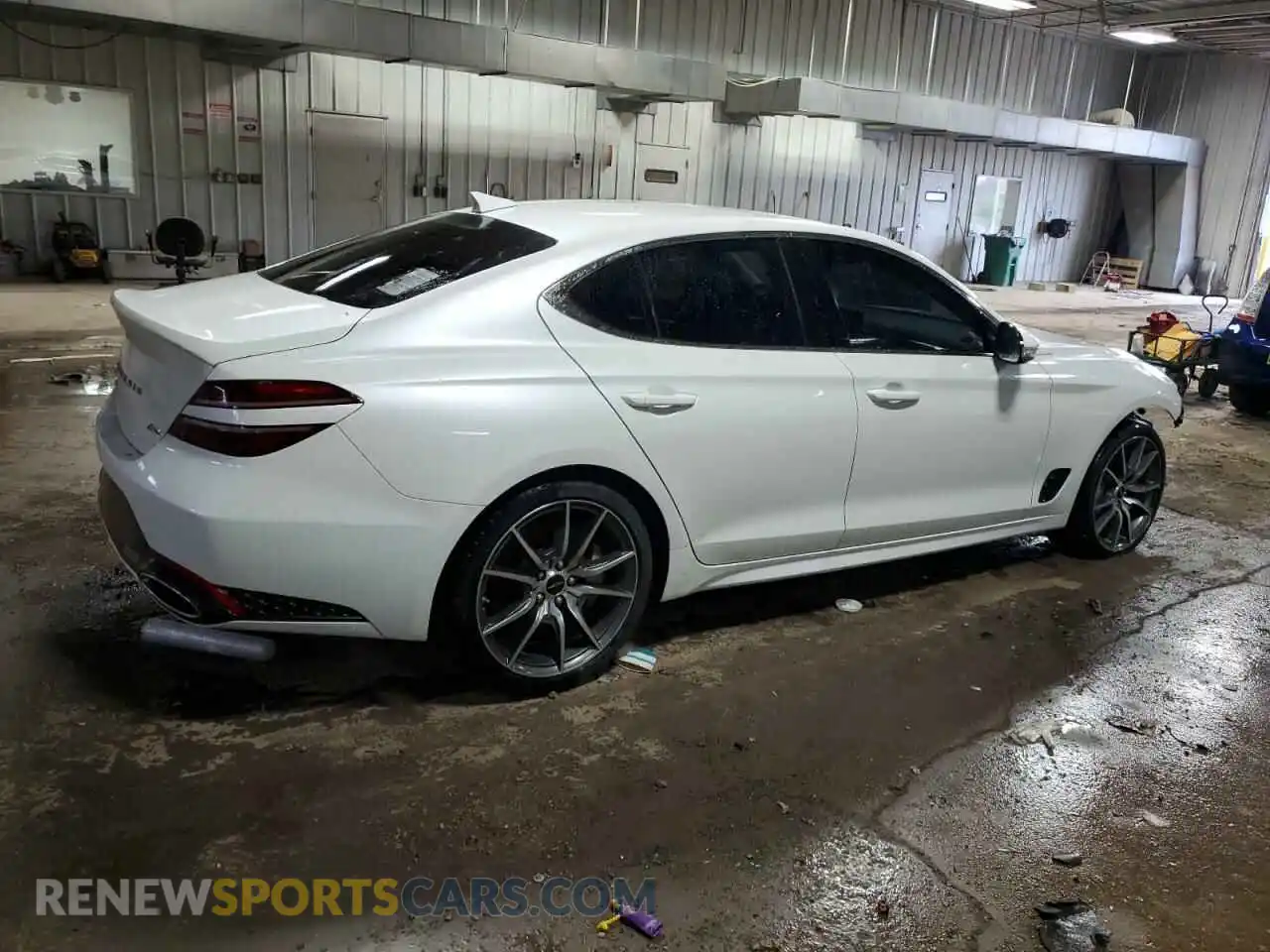3 Photograph of a damaged car KMTG34SC7SU153816 GENESIS G70 BASE 2025
