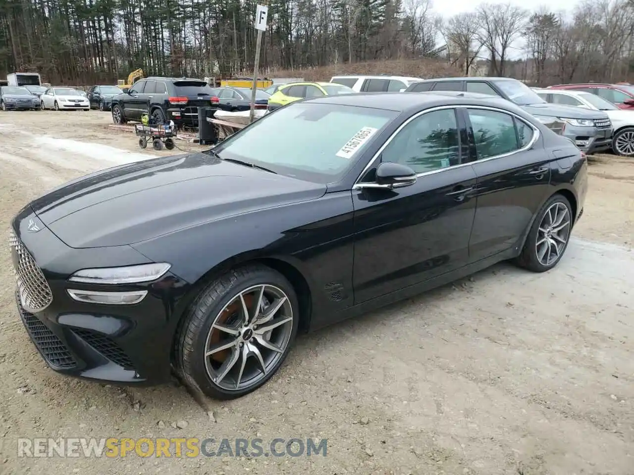 1 Photograph of a damaged car KMTG34SC8SU149077 GENESIS G70 BASE 2025