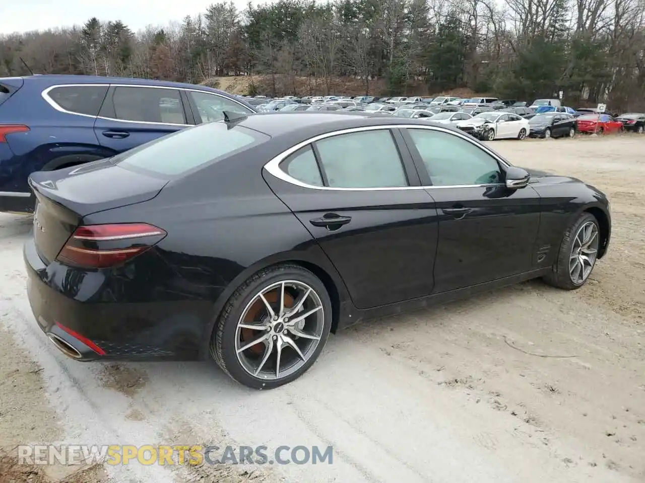 3 Photograph of a damaged car KMTG34SC8SU149077 GENESIS G70 BASE 2025