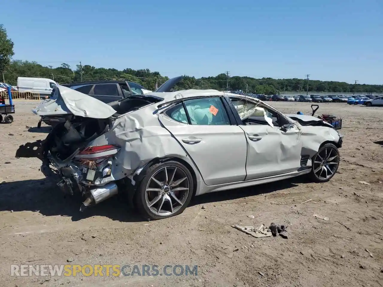 3 Photograph of a damaged car KMTG34SCXSU157925 GENESIS G70 BASE 2025