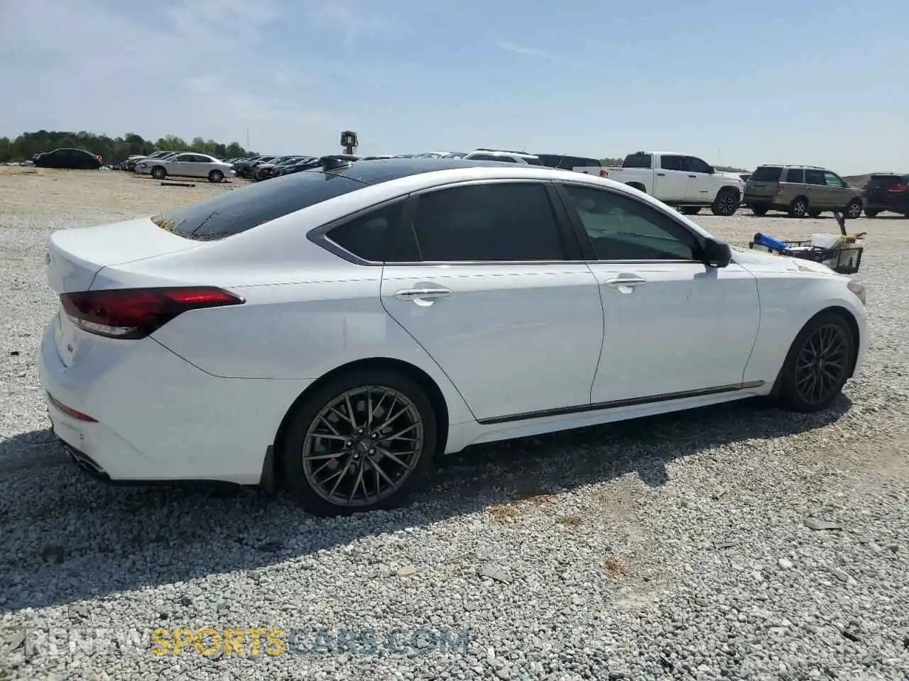 3 Photograph of a damaged car KMHGN4JBXKU301437 GENESIS G80 2019