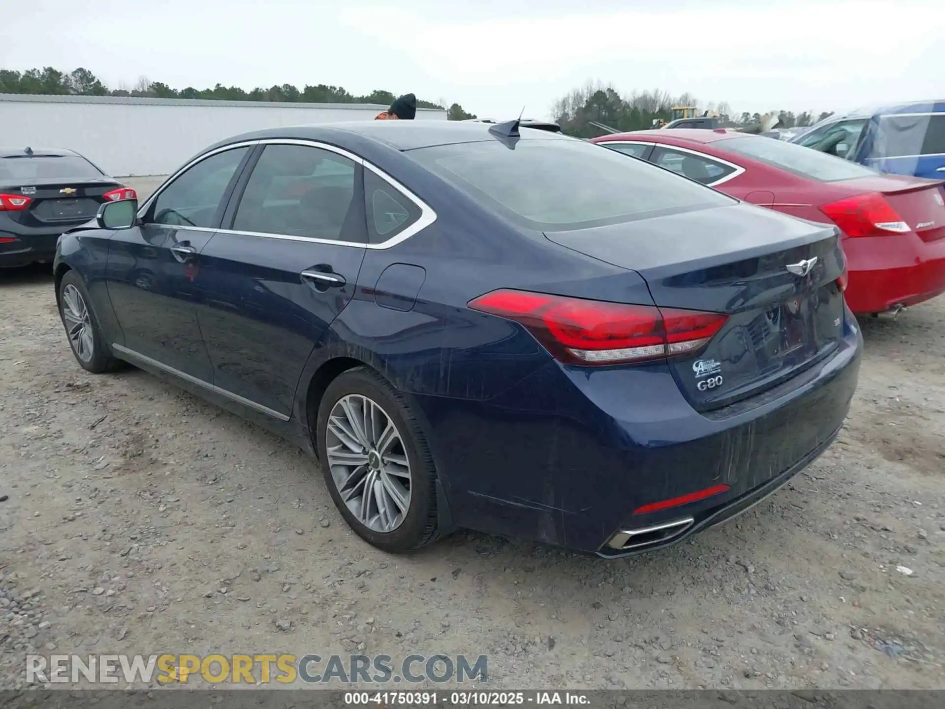 3 Photograph of a damaged car KMHGN4JE2KU299404 GENESIS G80 2019