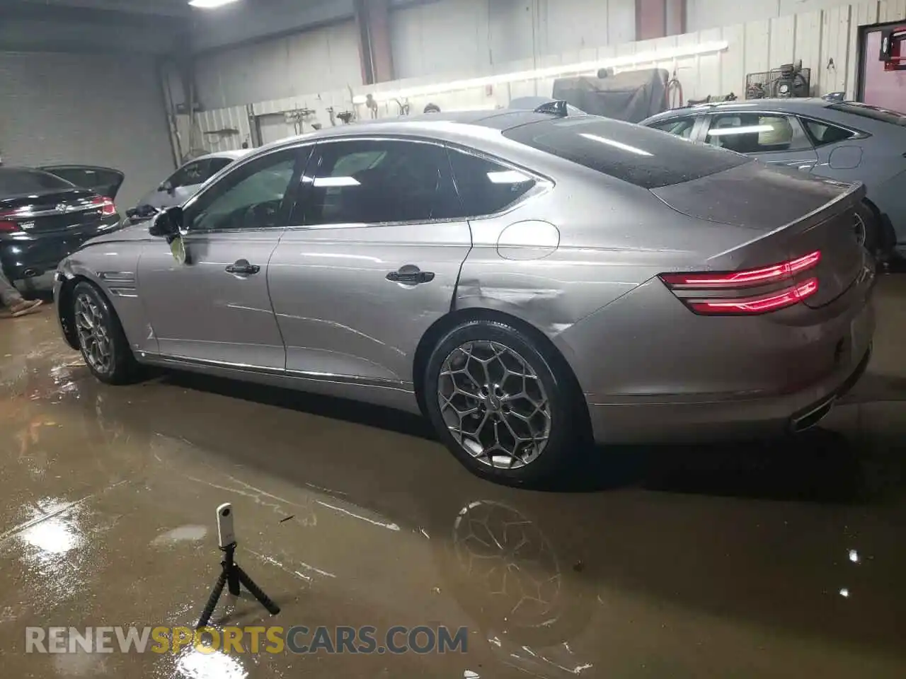 2 Photograph of a damaged car KMTGB4SC0MU044619 GENESIS G80 2021