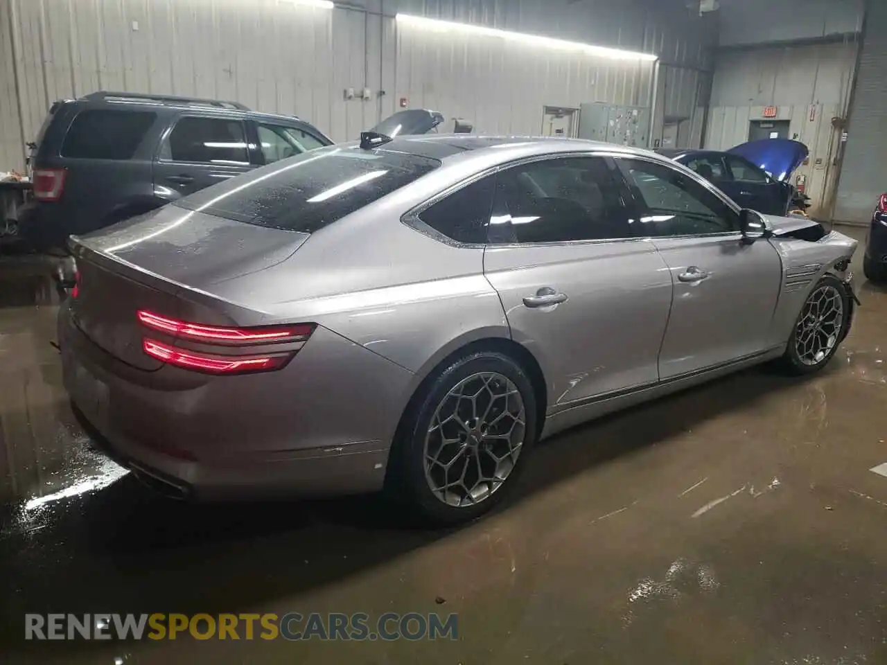 3 Photograph of a damaged car KMTGB4SC0MU044619 GENESIS G80 2021