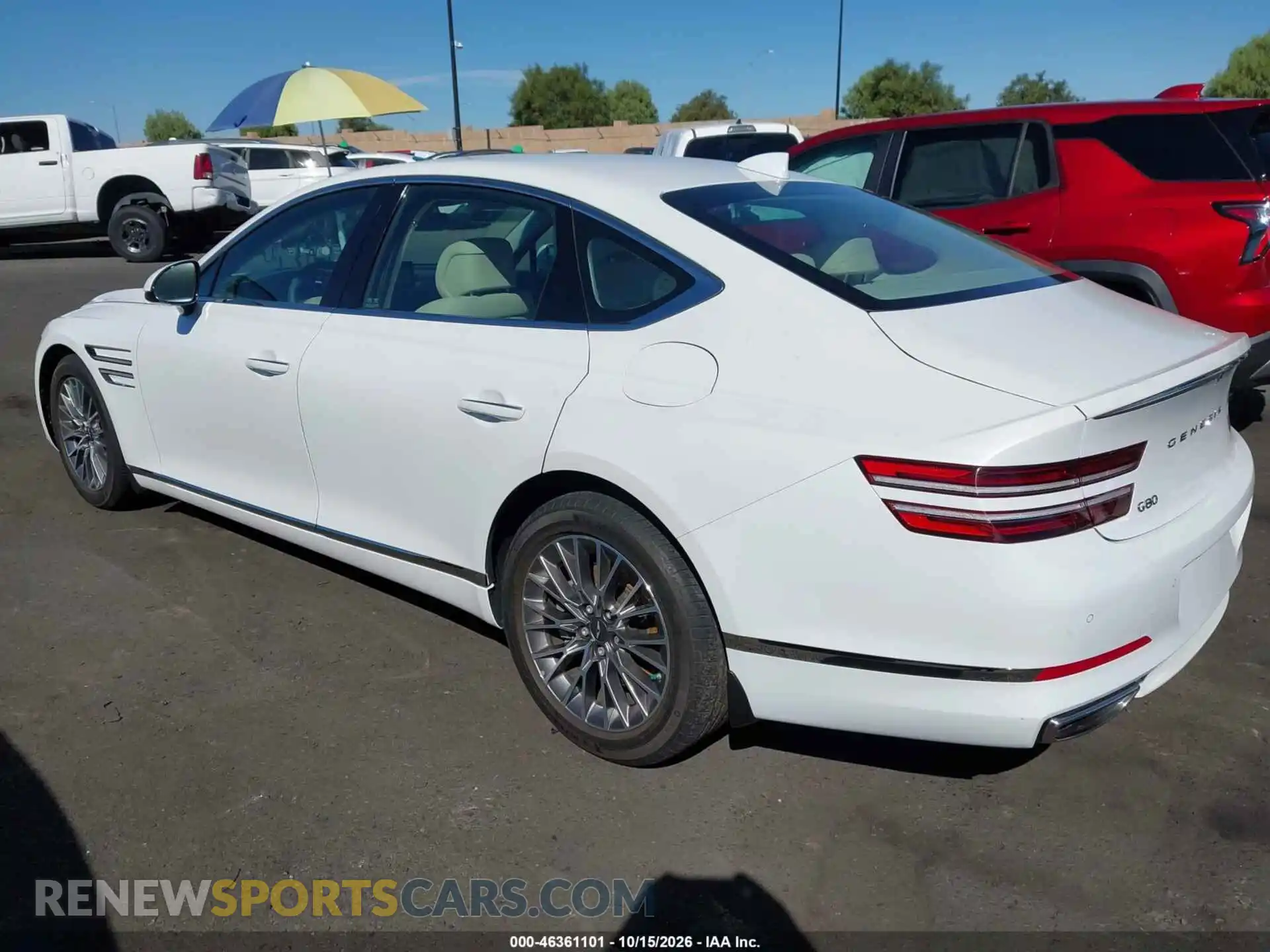 3 Фотография поврежденного автомобиля KMTGB4SC0MU074221 GENESIS G80 2021
