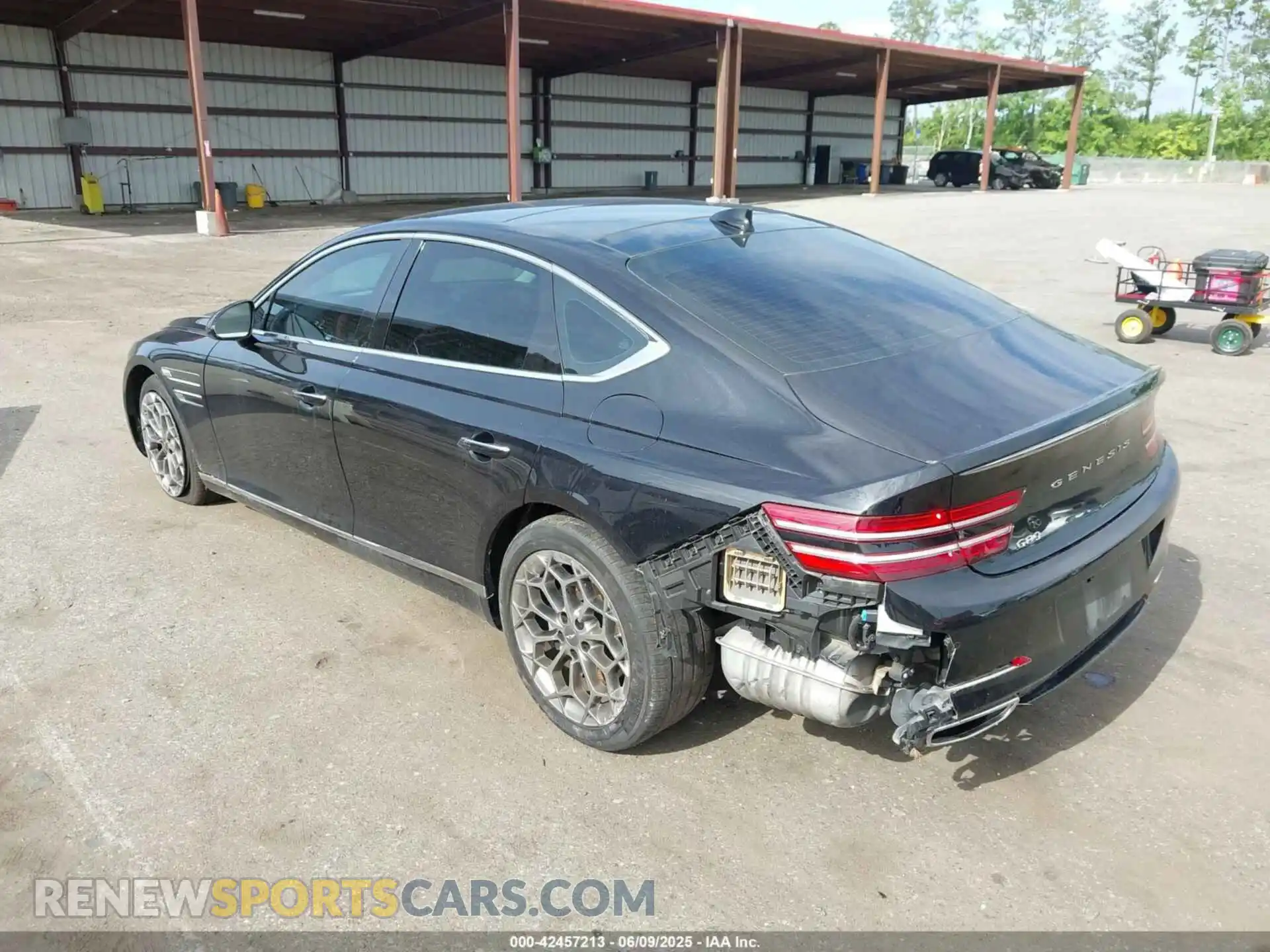 3 Photograph of a damaged car KMTGB4SC1MU046945 GENESIS G80 2021