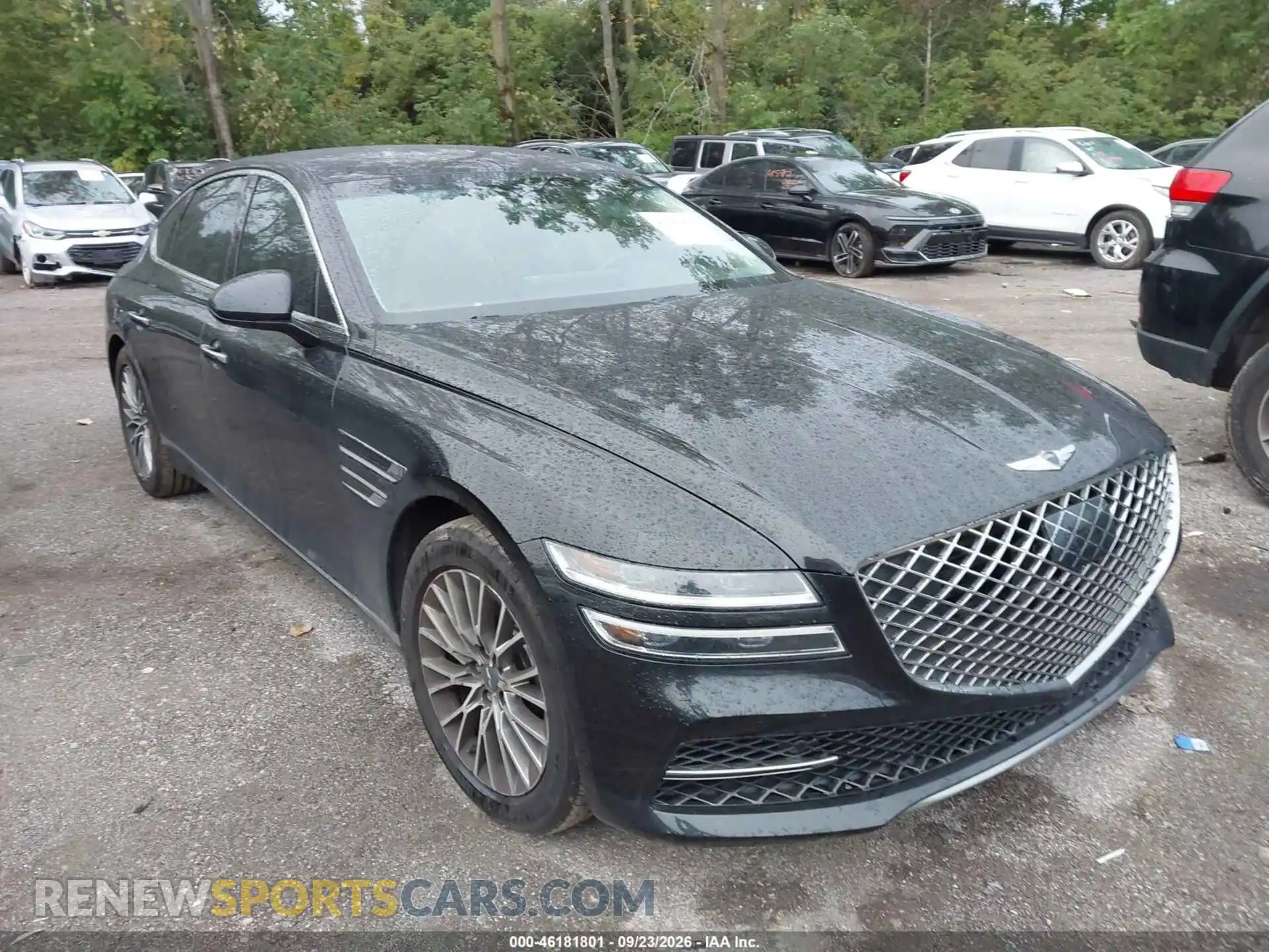 1 fotografías del automóvil dañado KMTGB4SC2MU049336 GENESIS G80 2021