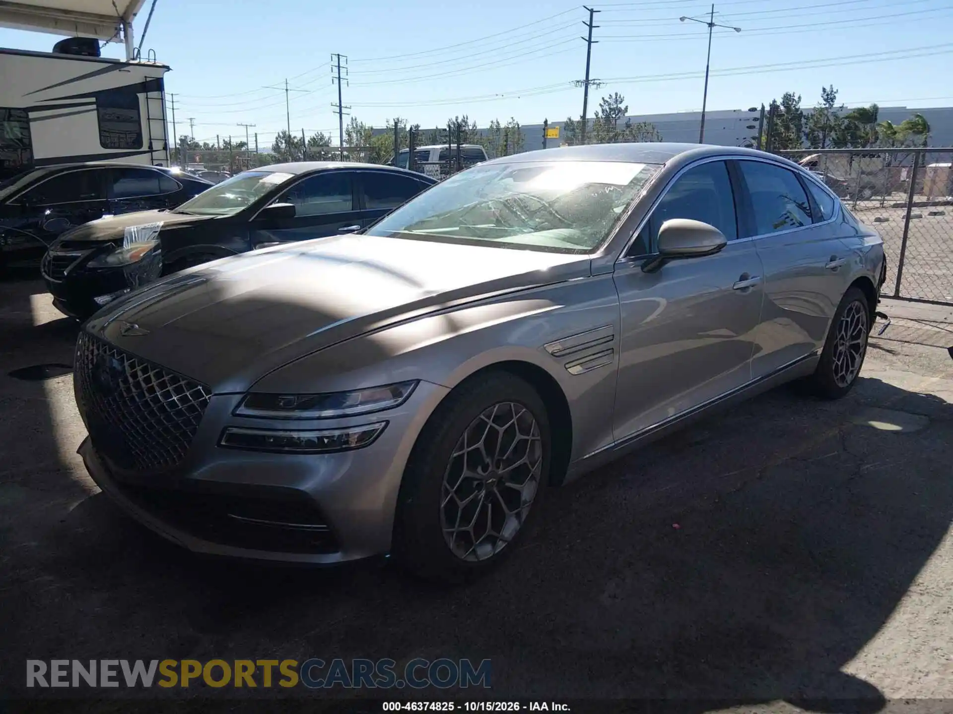 2 Photograph of a damaged car KMTGB4SC4MU048804 GENESIS G80 2021