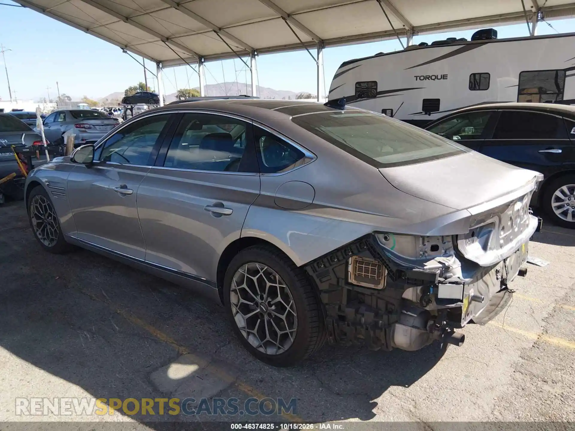 3 Photograph of a damaged car KMTGB4SC4MU048804 GENESIS G80 2021
