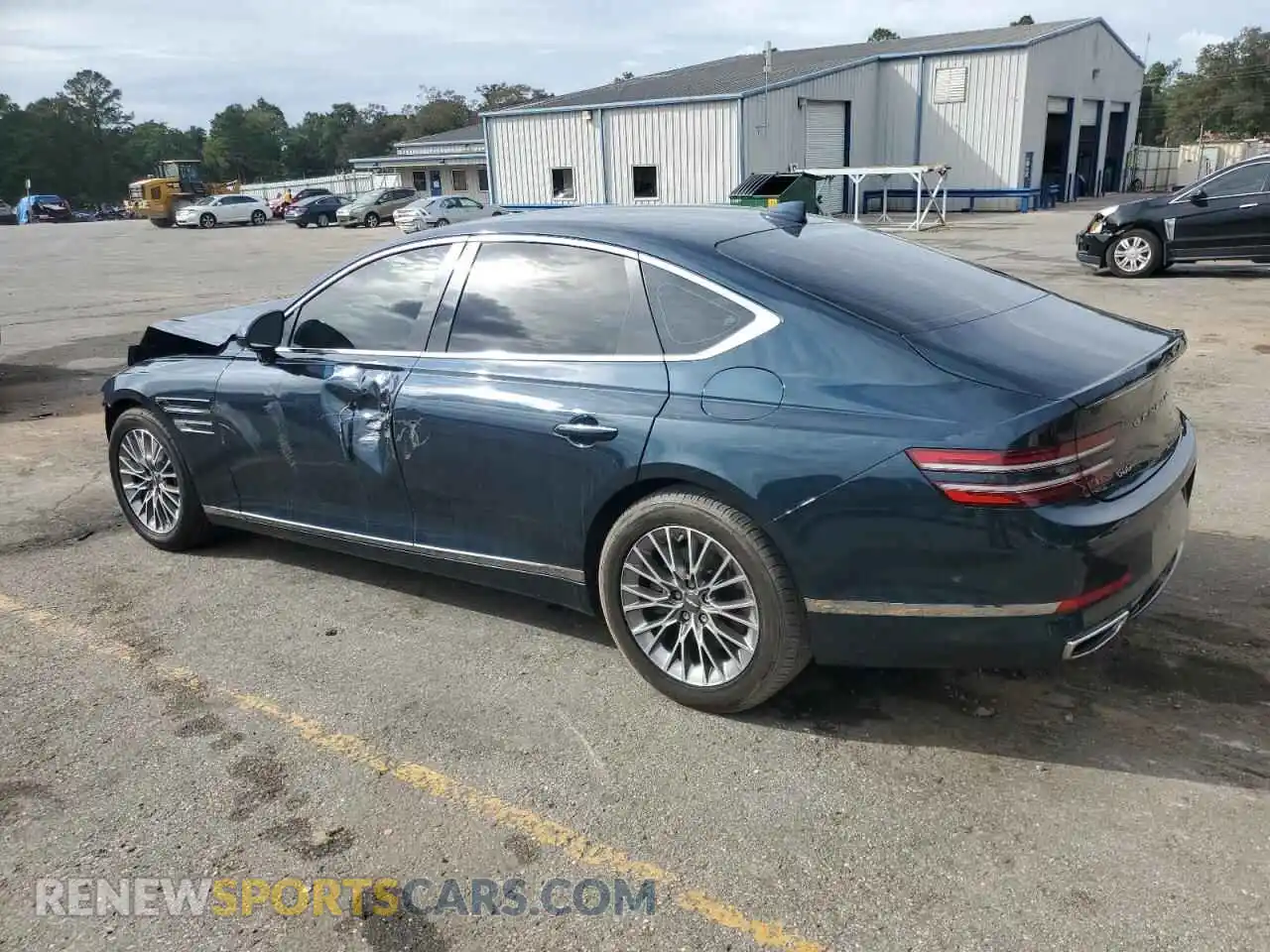 2 Photograph of a damaged car KMTGB4SC6MU046410 GENESIS G80 2021