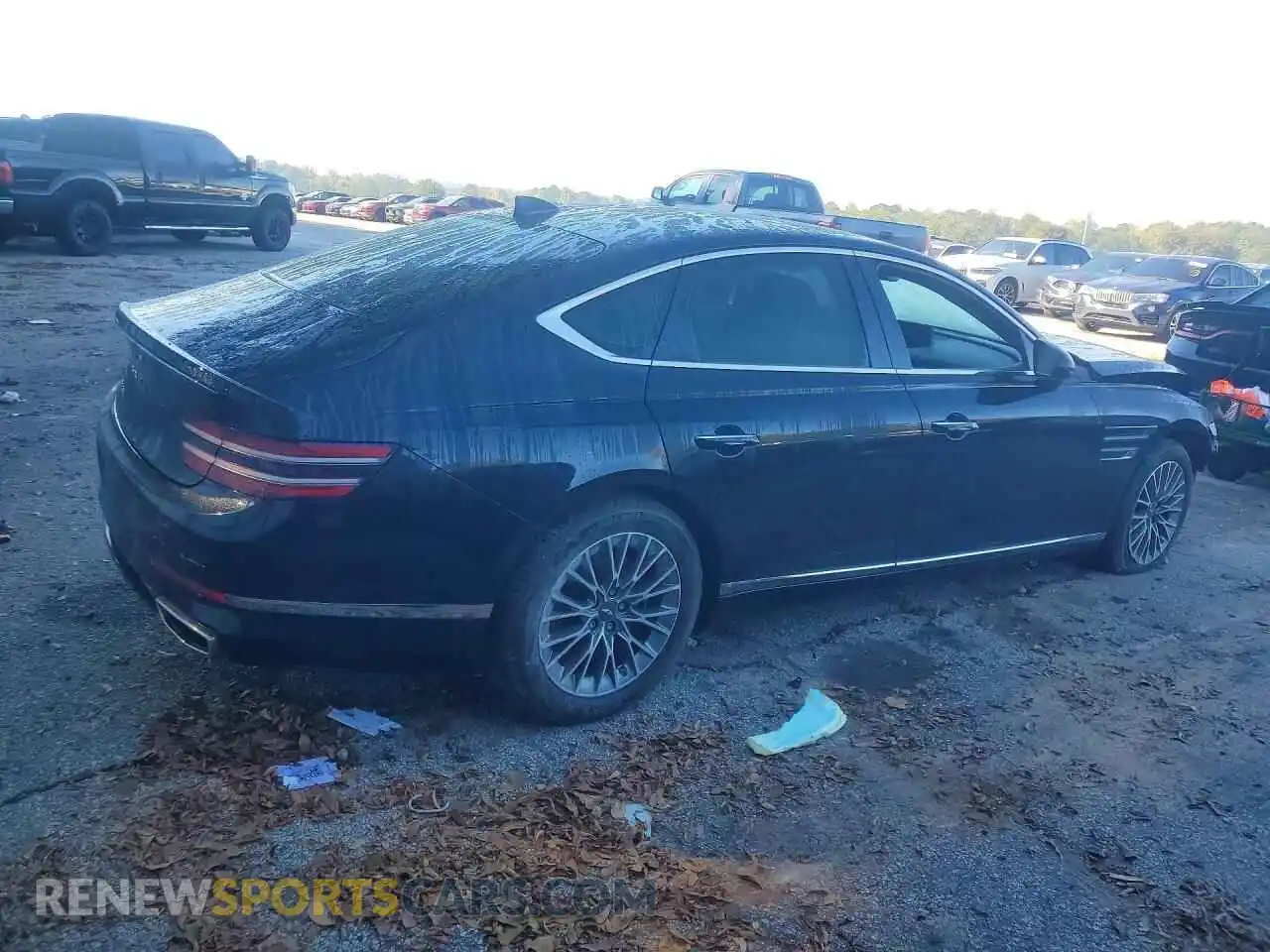 3 Photograph of a damaged car KMTGB4SCXMU046717 GENESIS G80 2021