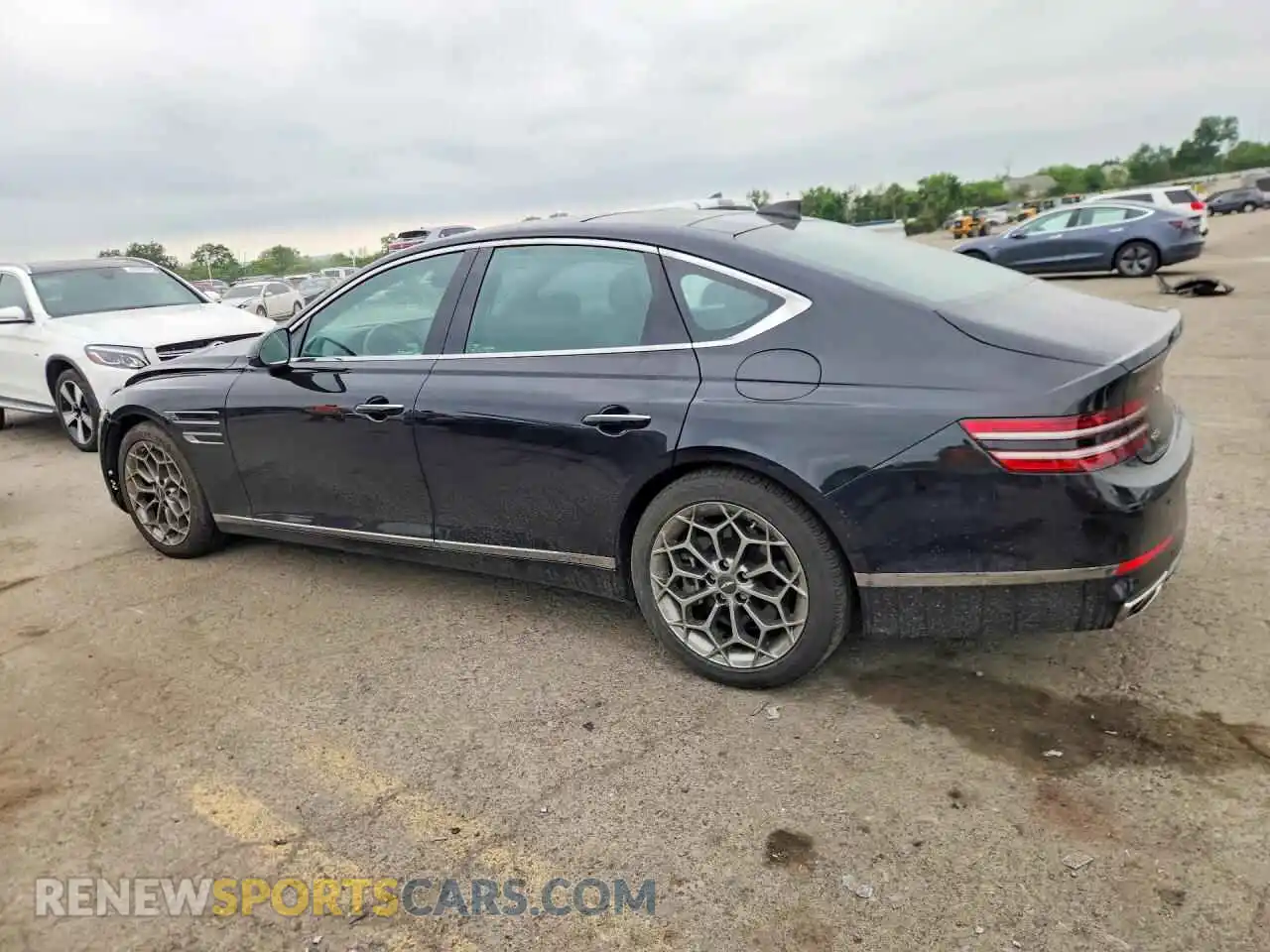 2 Photograph of a damaged car KMTGC4SD9MU064633 GENESIS G80 2021