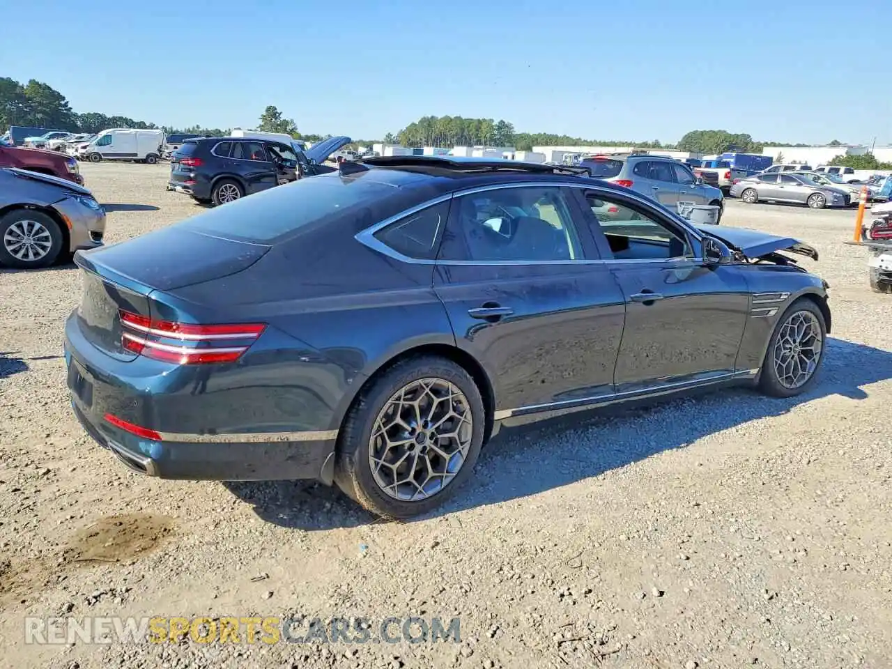 3 Photograph of a damaged car KMTGC4SDXMU078282 GENESIS G80 2021