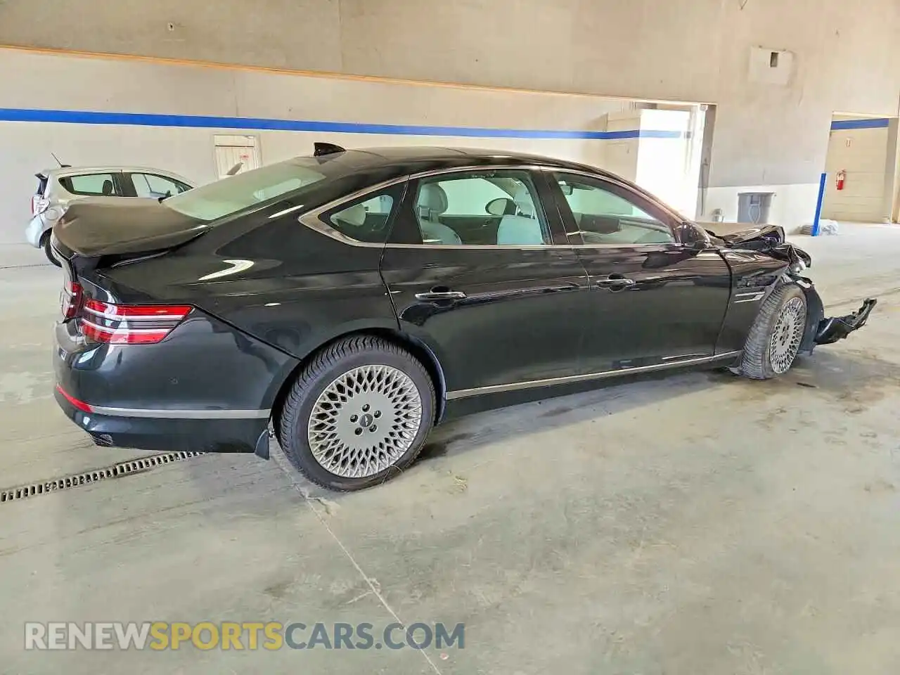 3 Photograph of a damaged car KMTGB4SC6NU093454 GENESIS G80 2022