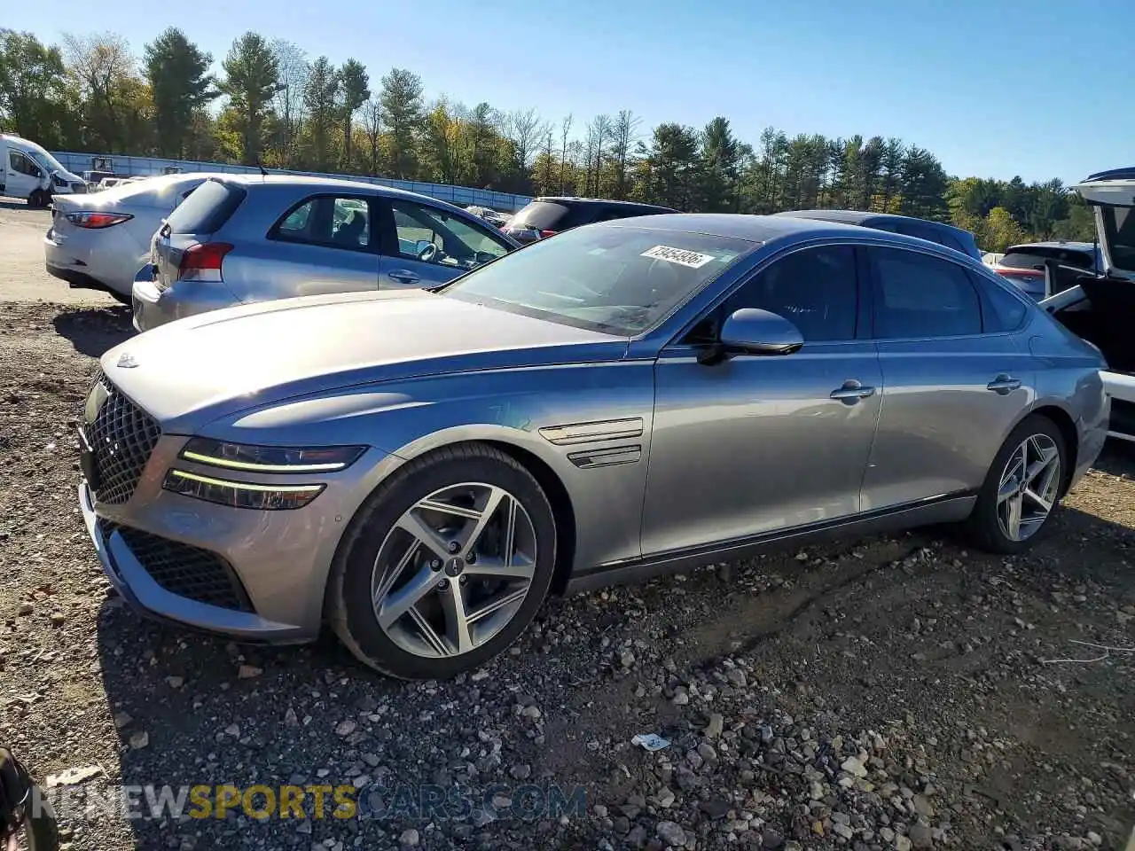 1 fotografías del automóvil dañado KMTGA4SC7PU151030 GENESIS G80 2023