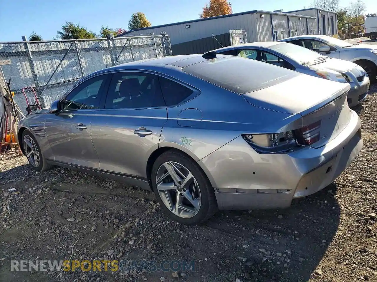 2 fotografías del automóvil dañado KMTGA4SC7PU151030 GENESIS G80 2023