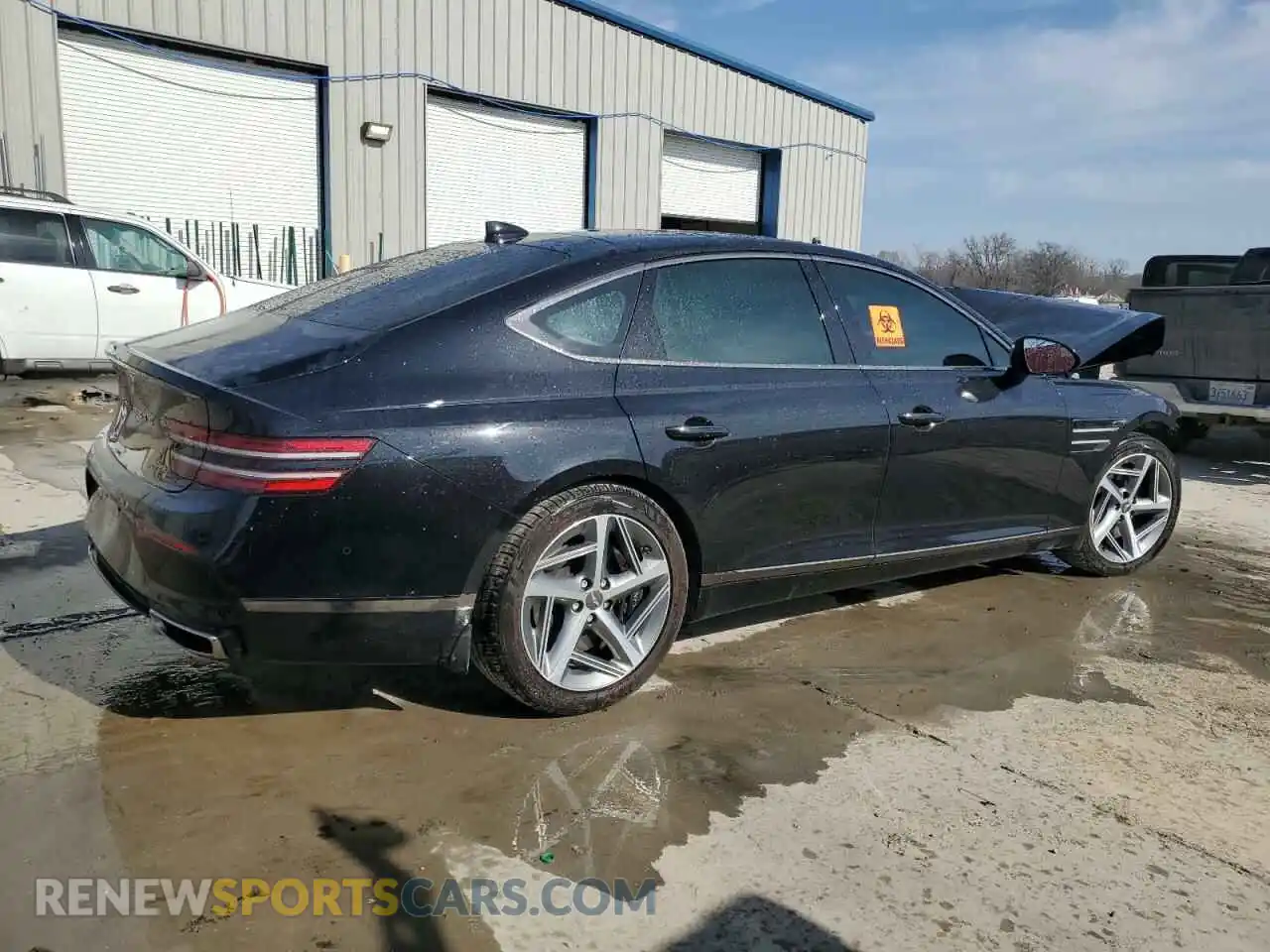 3 Photograph of a damaged car KMTGA4SC7PU152193 GENESIS G80 2023