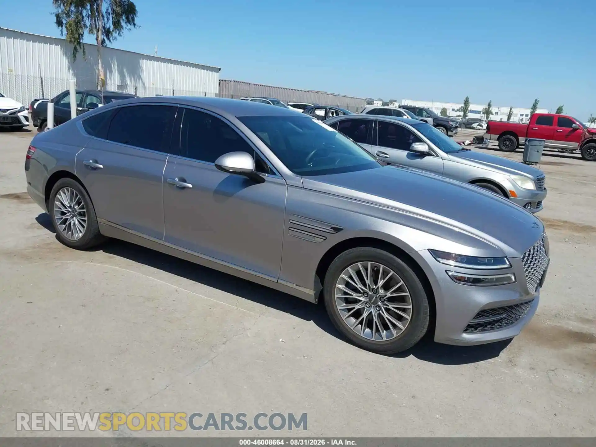 1 Photograph of a damaged car KMTGB4SC2PU197751 GENESIS G80 2023