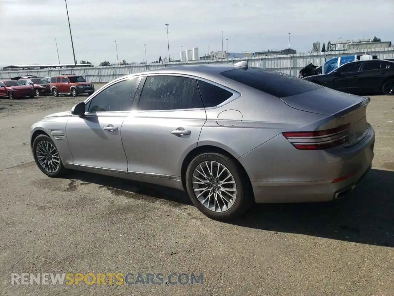 2 Photograph of a damaged car KMTGB4SC3PU196012 GENESIS G80 2023