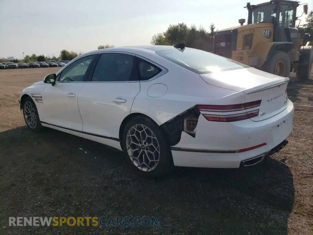 2 Photograph of a damaged car KMTGB4SC4PU144730 GENESIS G80 2023
