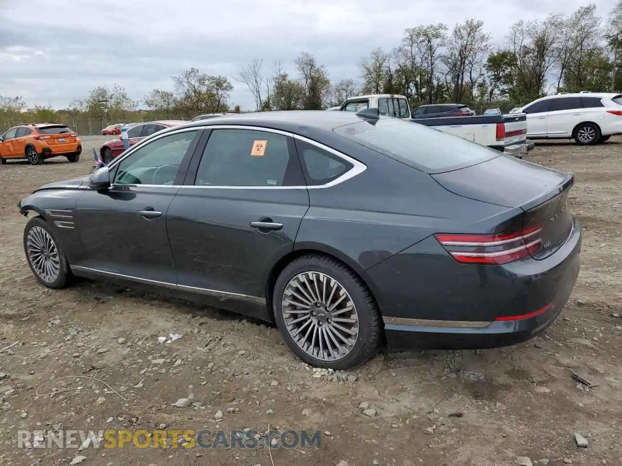 2 Photograph of a damaged car KMTGE4S10PU005250 GENESIS G80 2023
